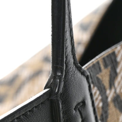 Salvatore Ferragamo Canvas Calfskin Gancini Bag Black 11 of 12