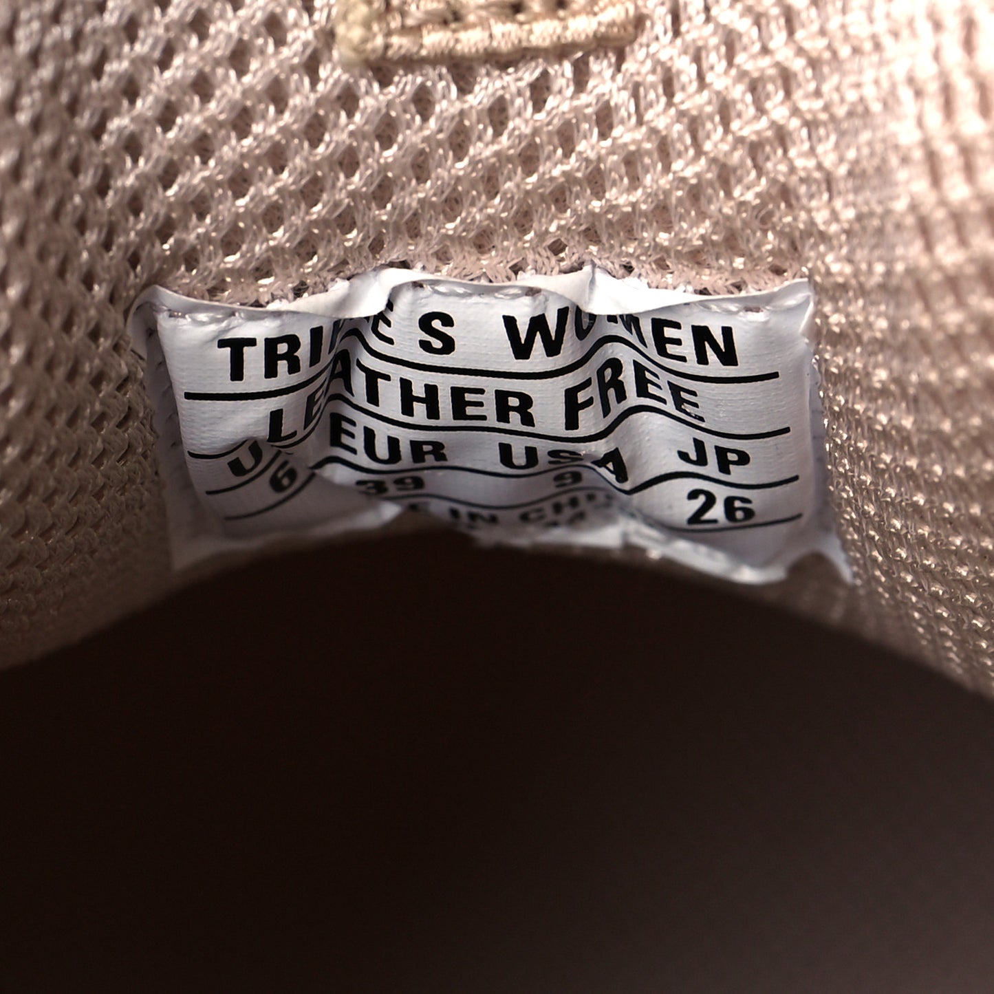 Fabric Mesh Clear Sole Womens Triple S Sneakers 39 Beige