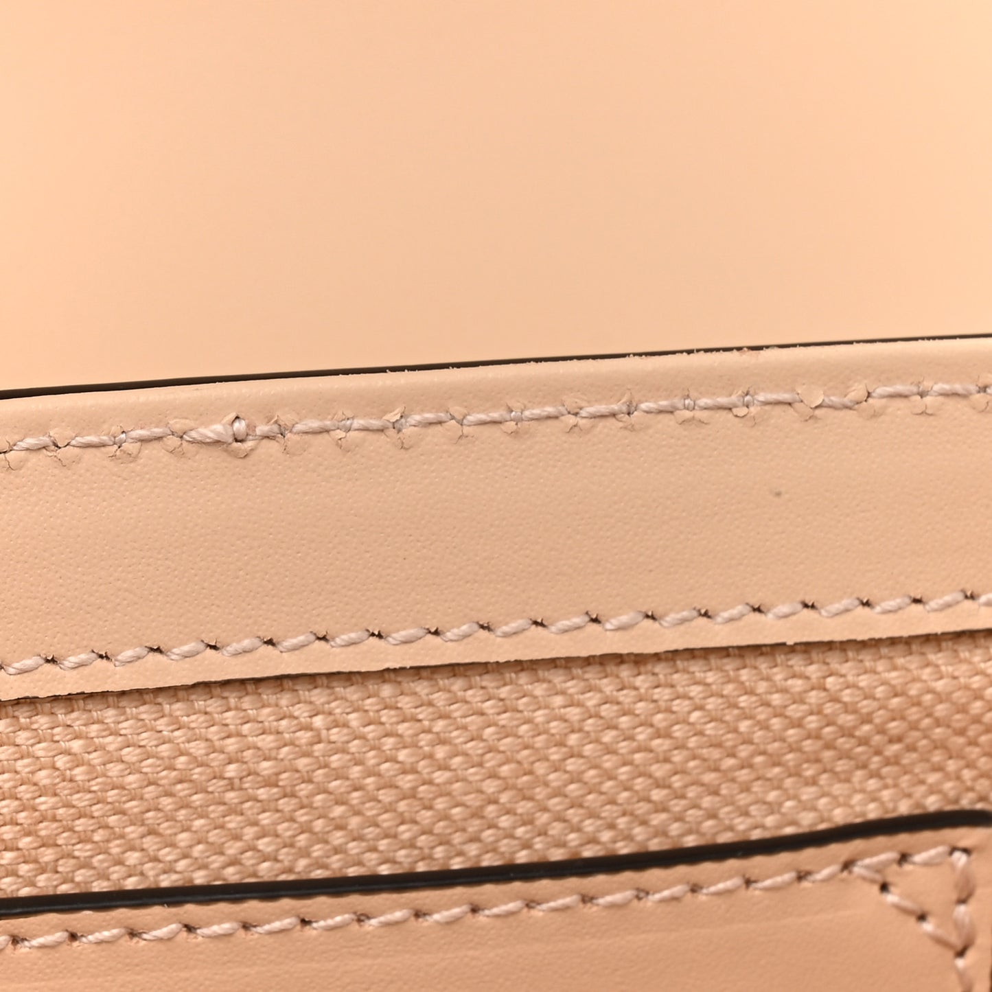 Calfskin GG Super Mini Shoulder Bag Beige