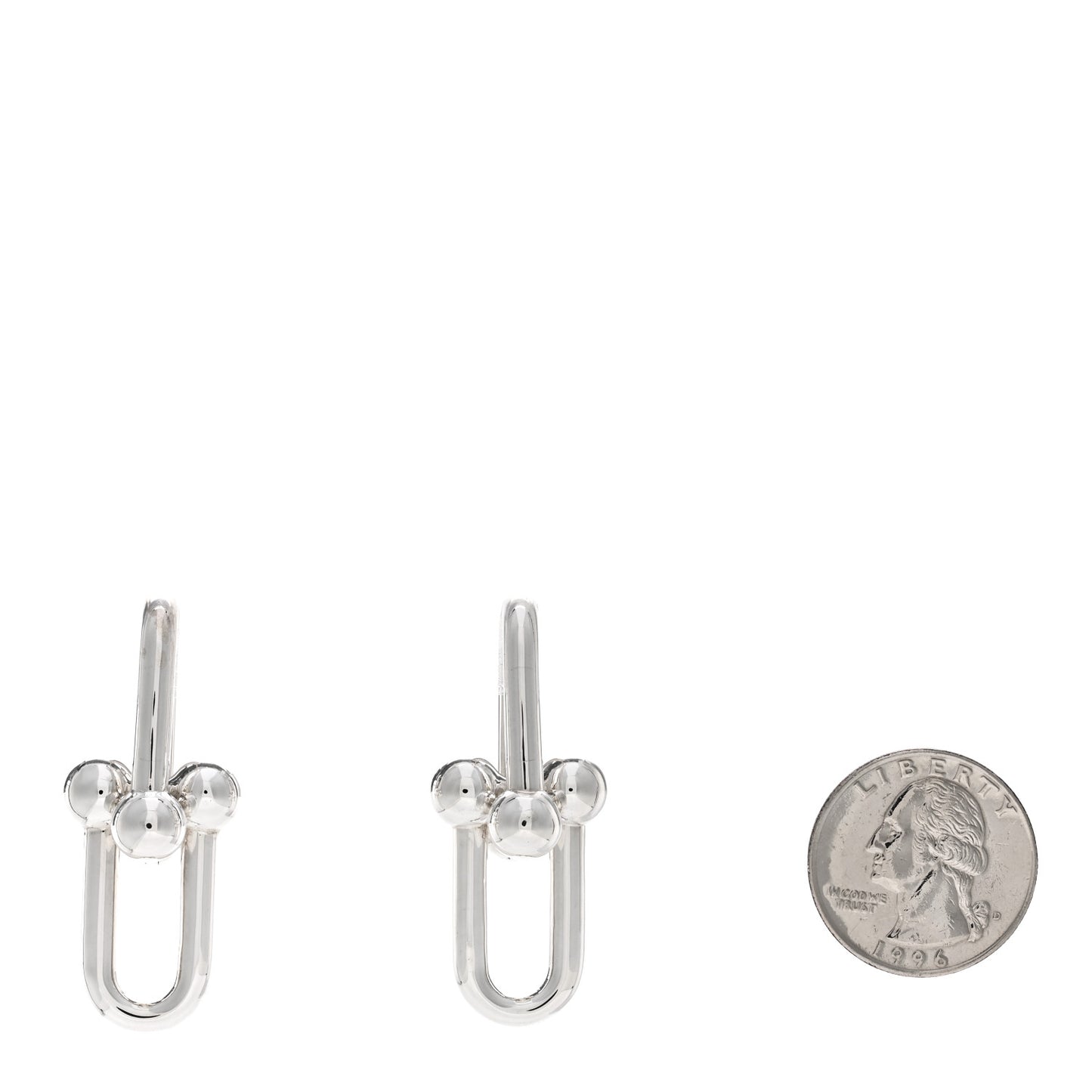 Sterling Silver Extra Large HardWear Link Earrings
