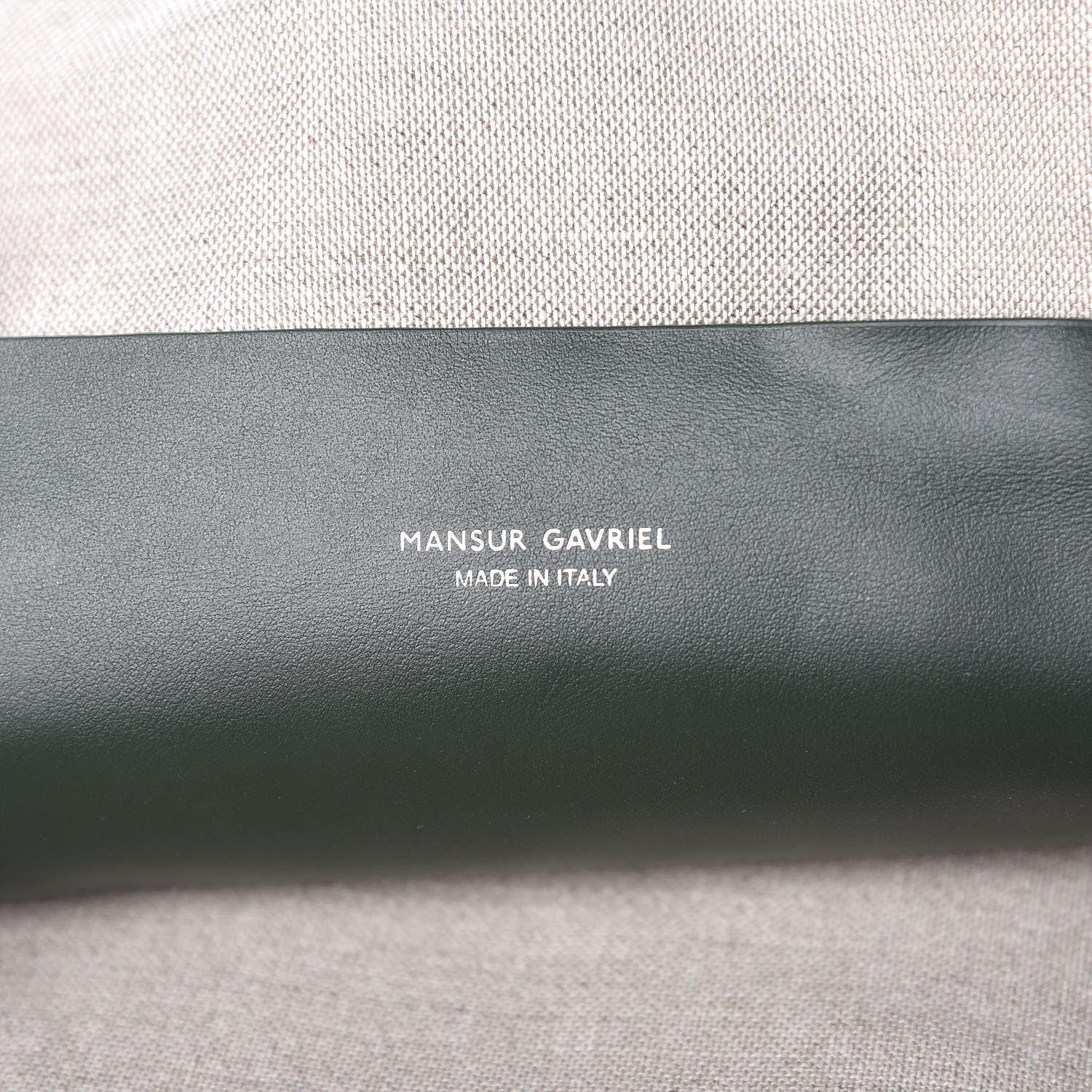 Mansur Gavriel Calfskin East West Shopping Tote Moss 6 of 8
