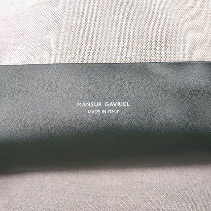 Mansur Gavriel Calfskin East West Shopping Tote Moss 6 of 8