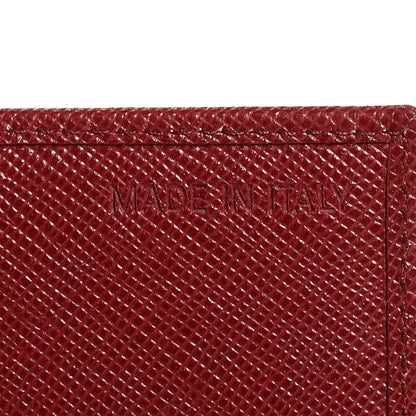 Prada Saffiano Card Holder Barolo 9 of 10