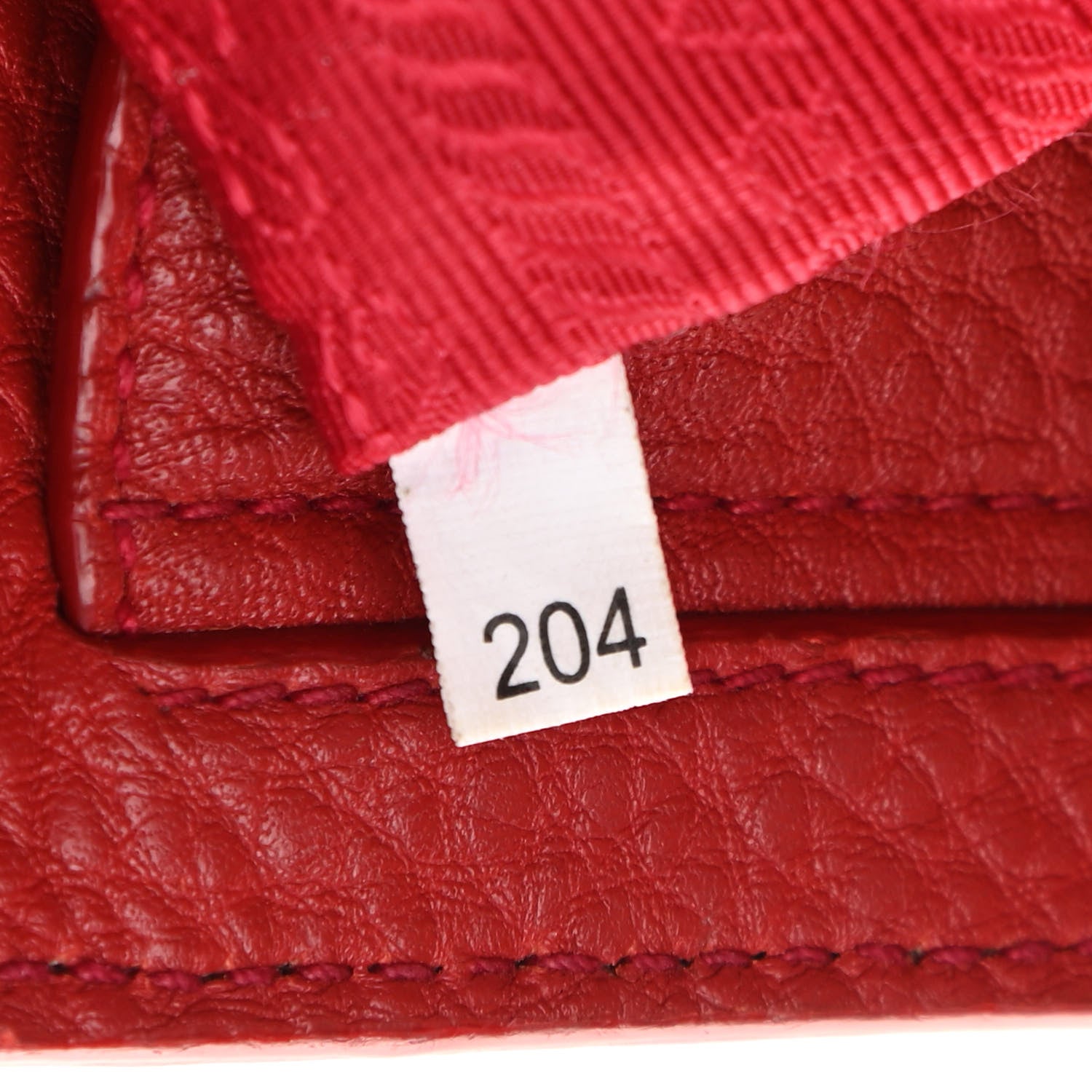 Prada Vitello Daino Tote Rosso 8 of 20