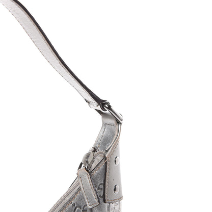 Gucci Guccissima Small Shoulder Bag Silver 12 of 14