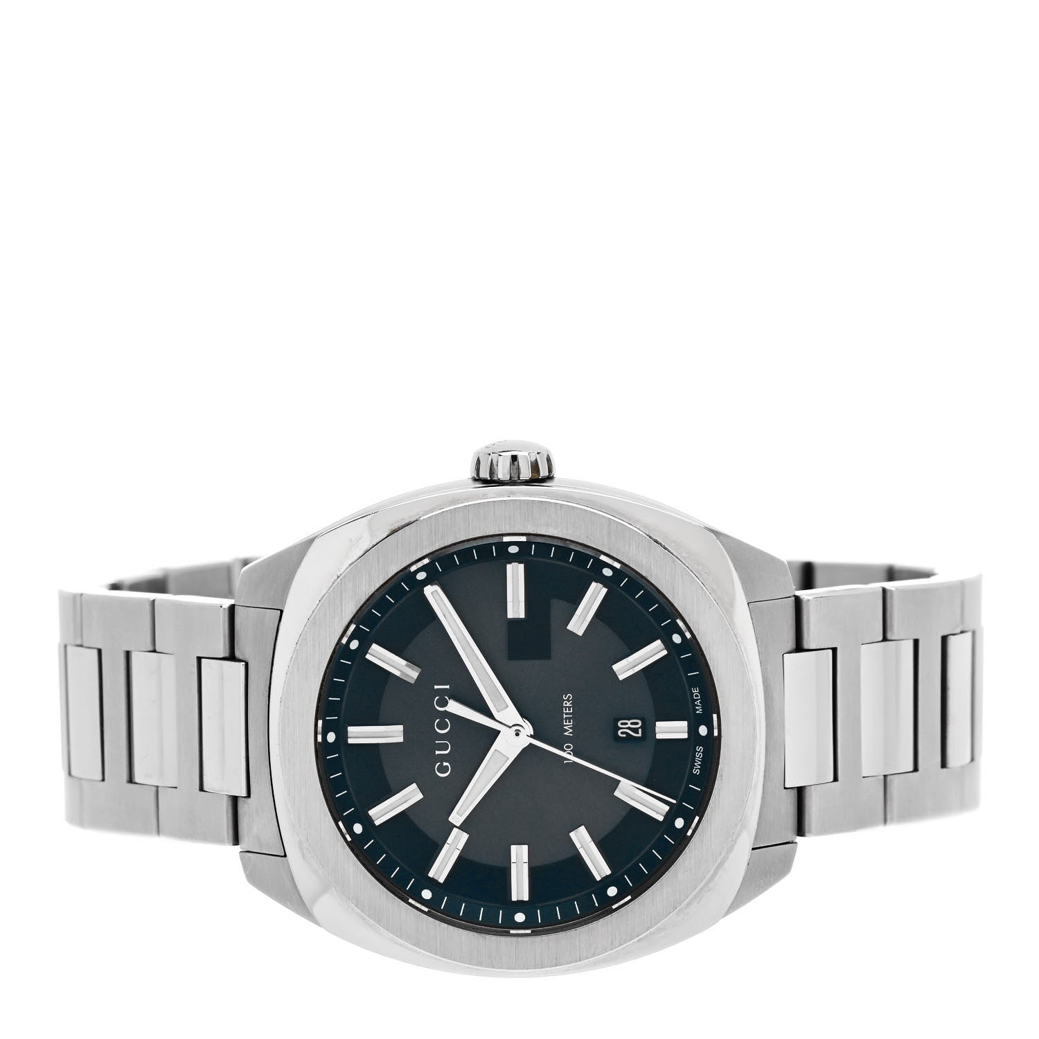 Gucci Stainless Steel 40mm GG2570 Quartz Watch Blue 2 of 5