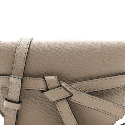 Loewe Pebble Grain Calfskin Mini Gate Dual Bag Light Oat 8 of 10