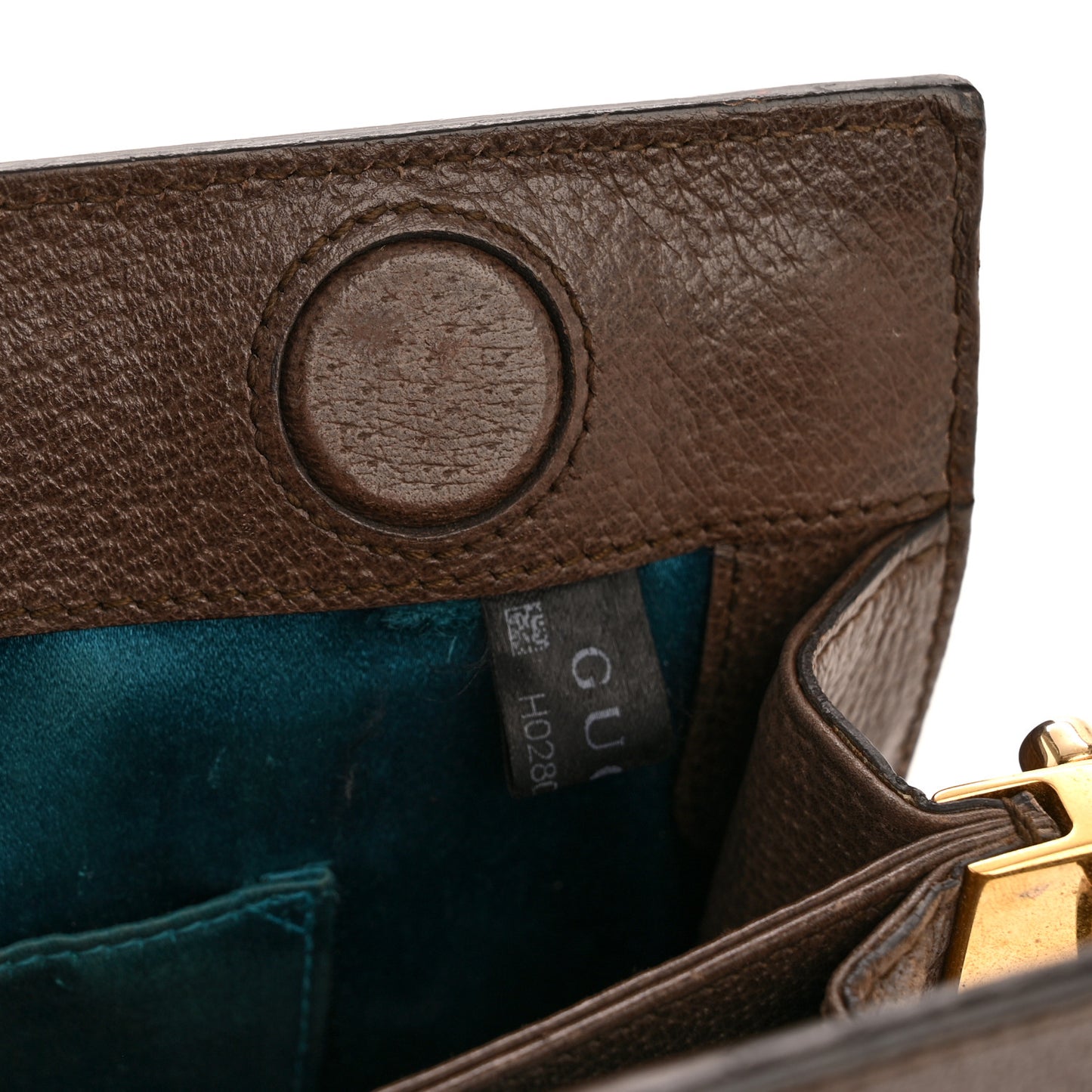 GG Supreme Monogram Web Small Ophidia Chain Shoulder Bag Brown