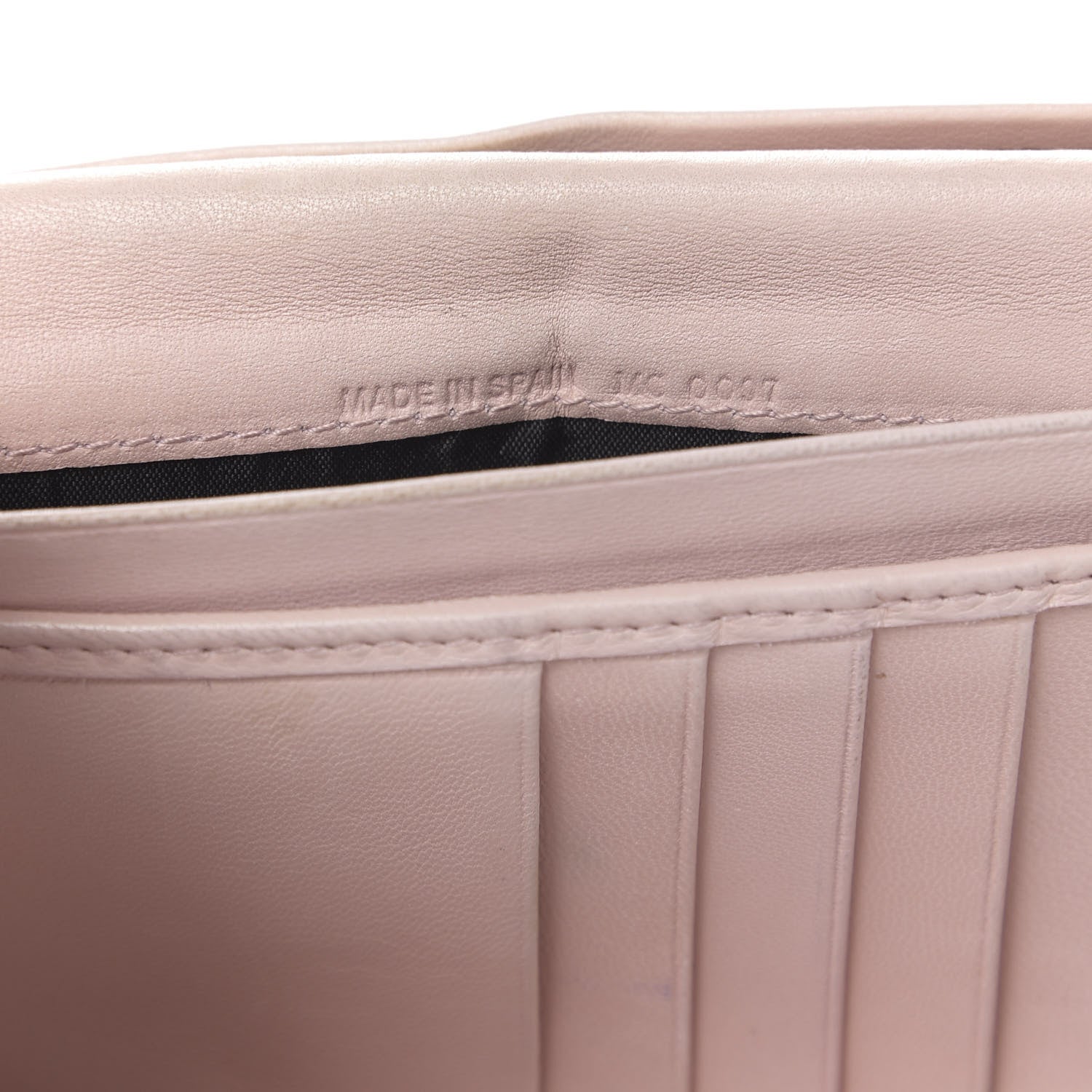 Christian Dior Lambskin Cannage Lady Dior Flap Wallet Light Pink 7 of 9