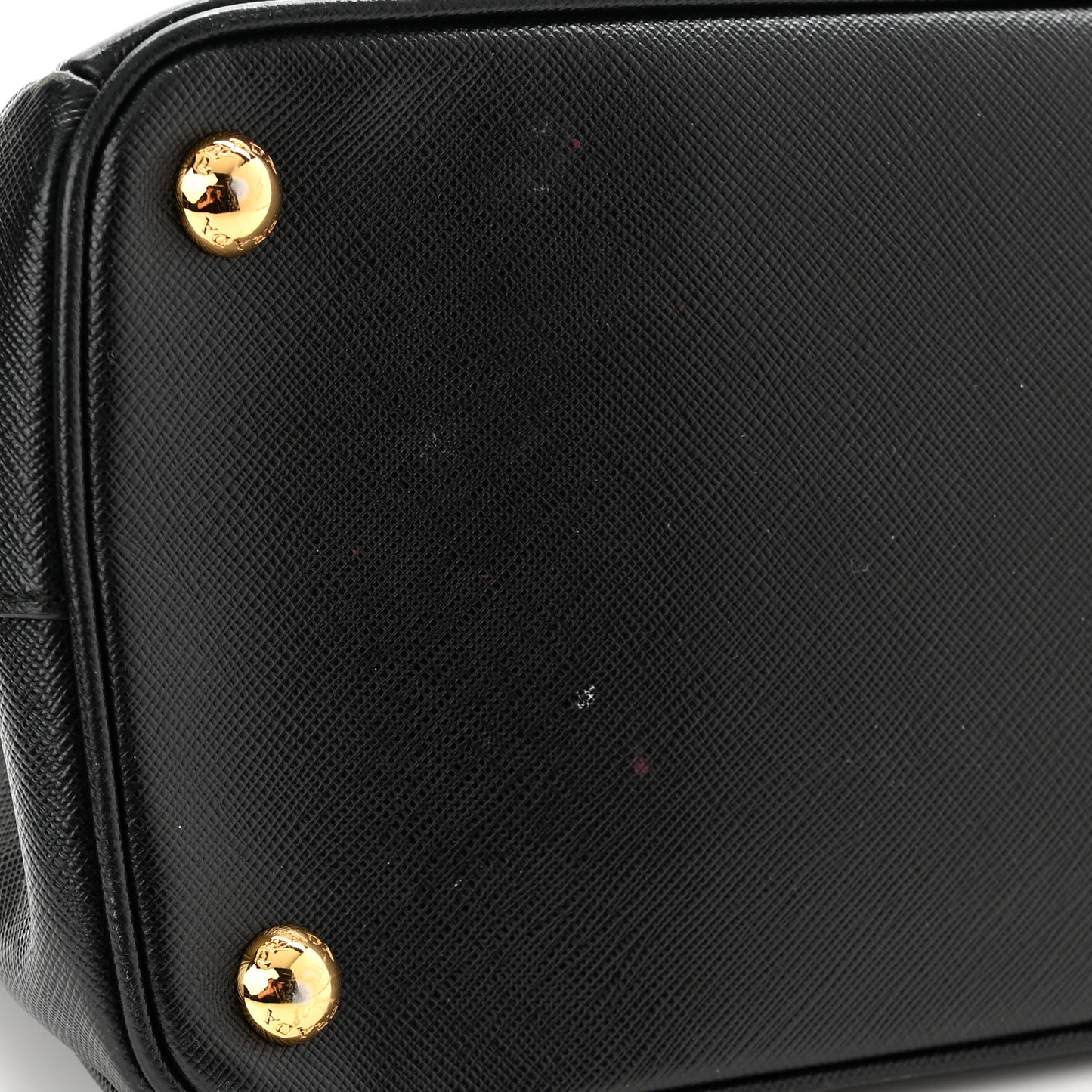 Saffiano Small Galleria Double Zip Tote Black