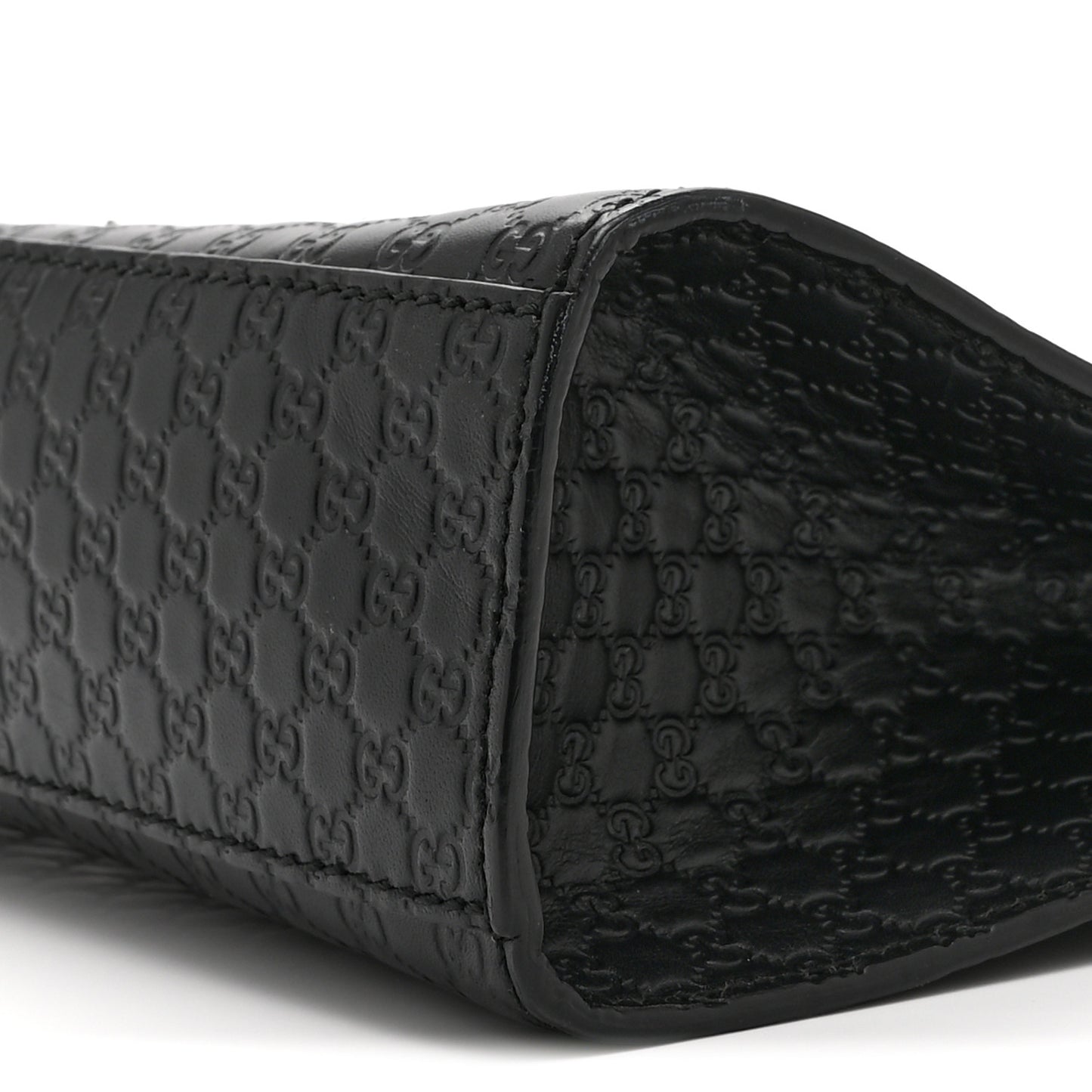 Microguccissima Medium Emily Chain Shoulder Bag Black