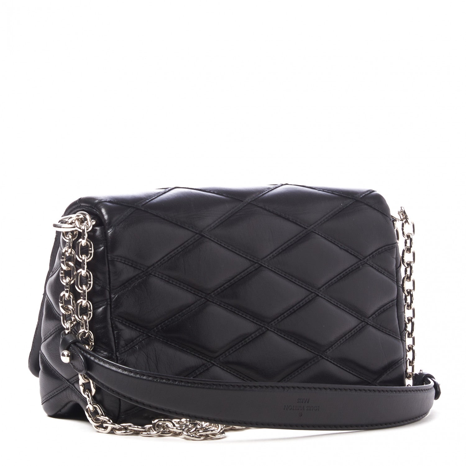 Louis Vuitton Lambskin Malletage GO-14 PM Black 2 of 8