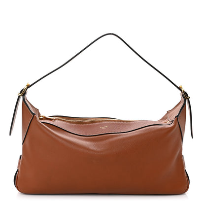 Celine Supple Calfskin Medium Romy Shoulder Bag Tan 1 of 9