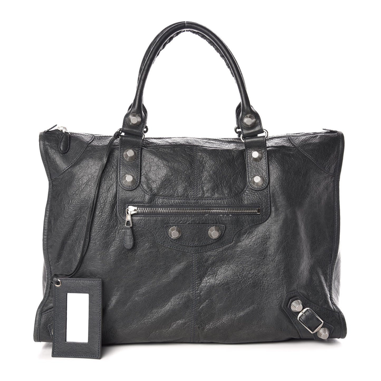 Agneau Giant 21 Silver Hardware Weekender Anthracite