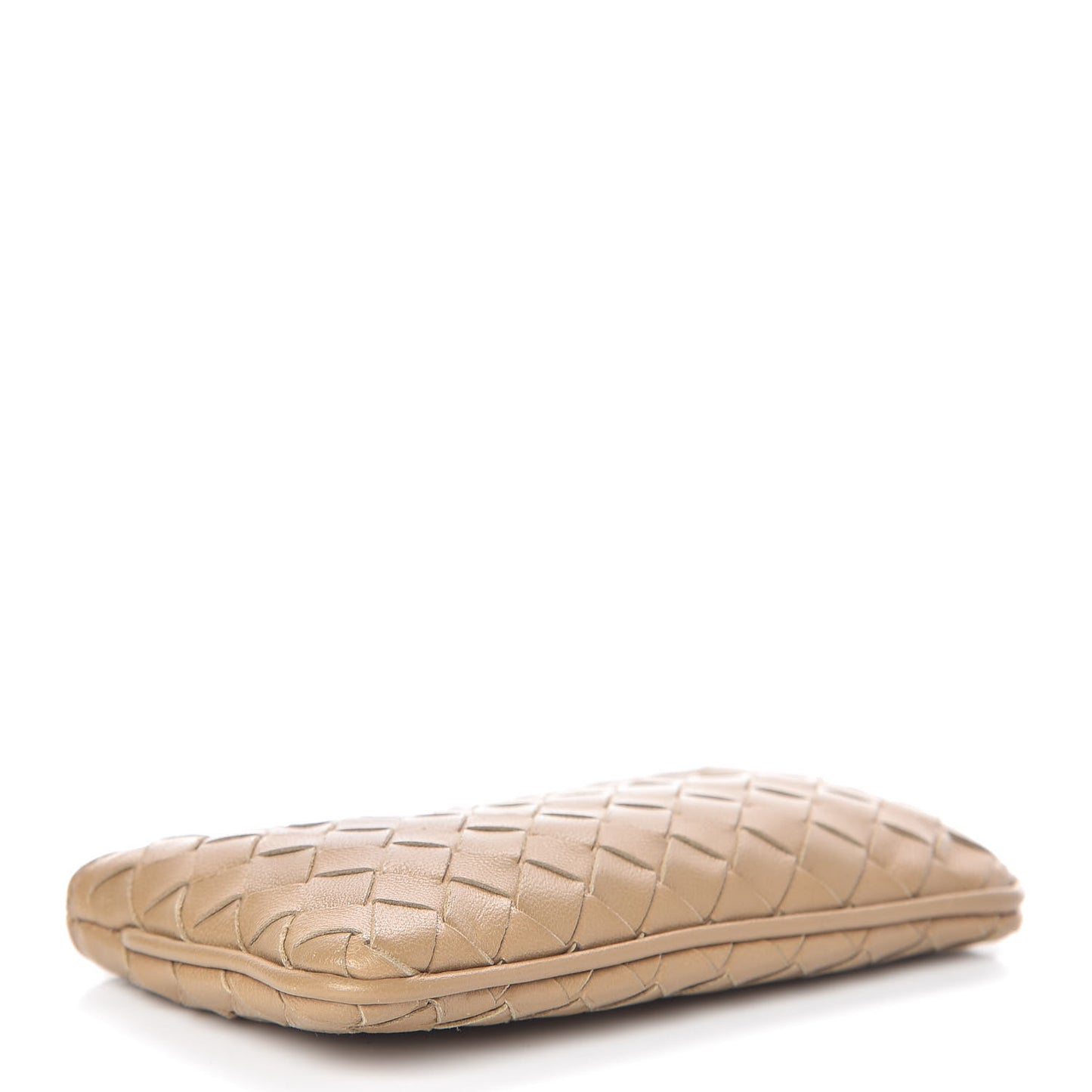 Nappa Intrecciato Key Holder Camel