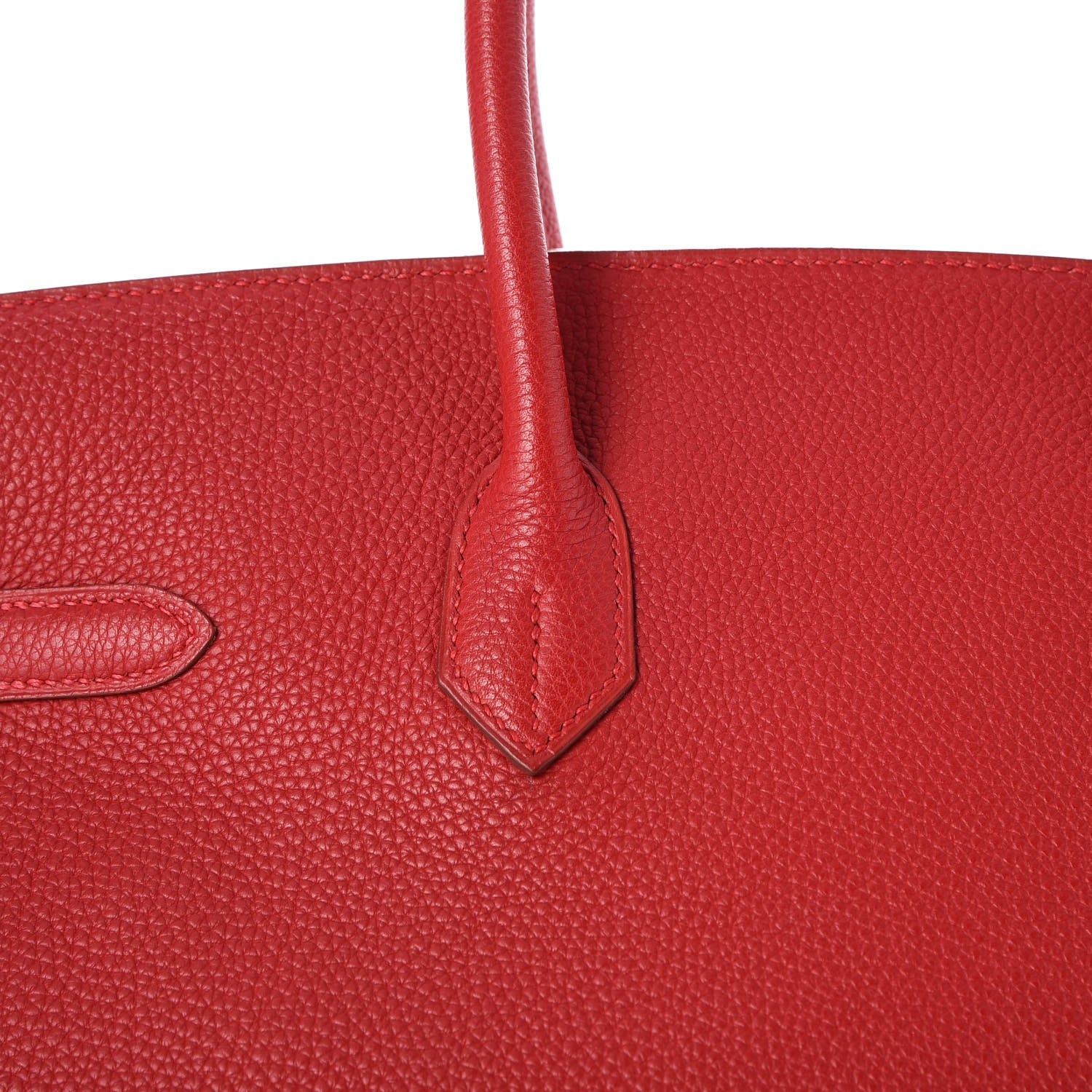 Hermes Togo Birkin 35 Rouge Casaque 30 of 34