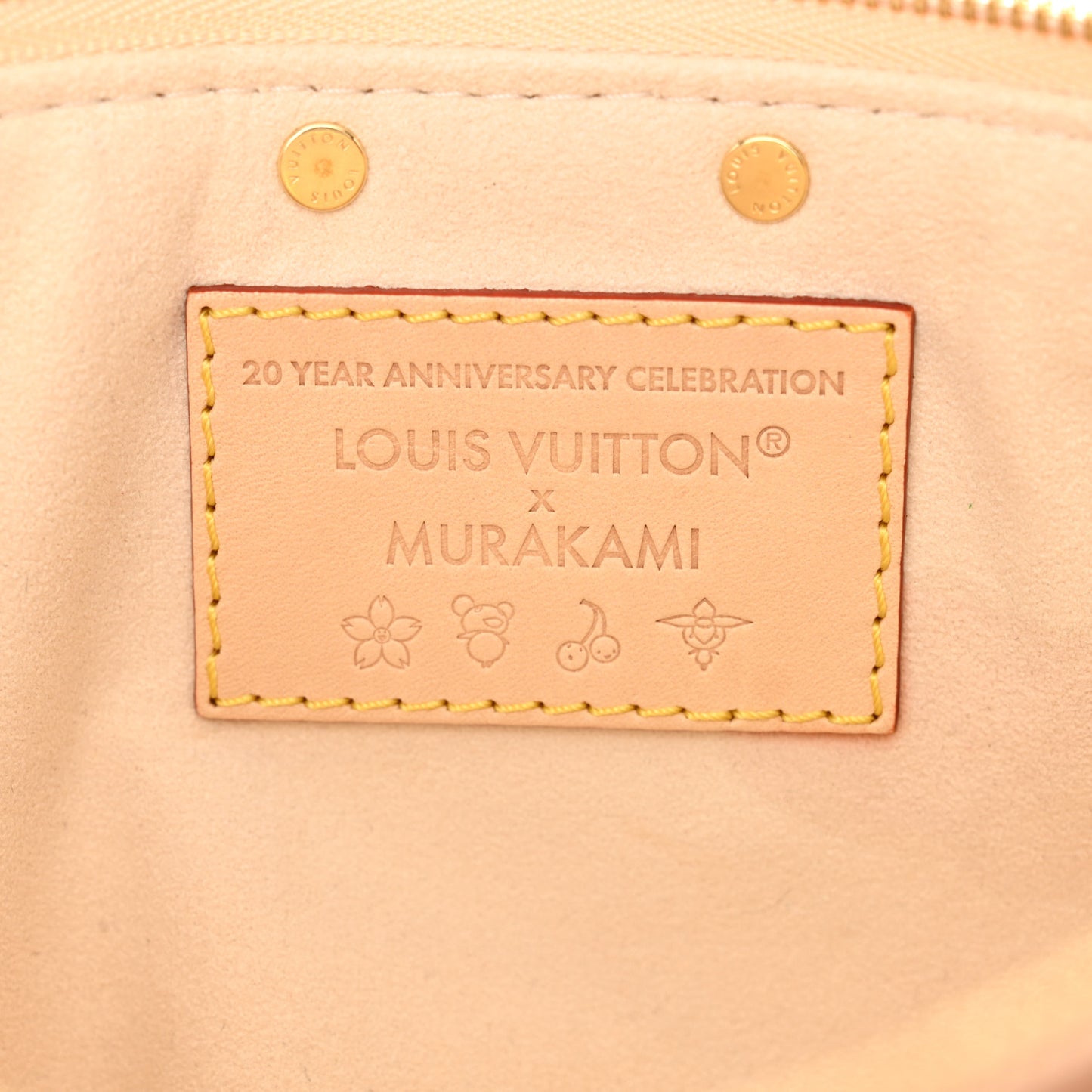 LV X TM Monogram Multicolor Pochette Accessories White