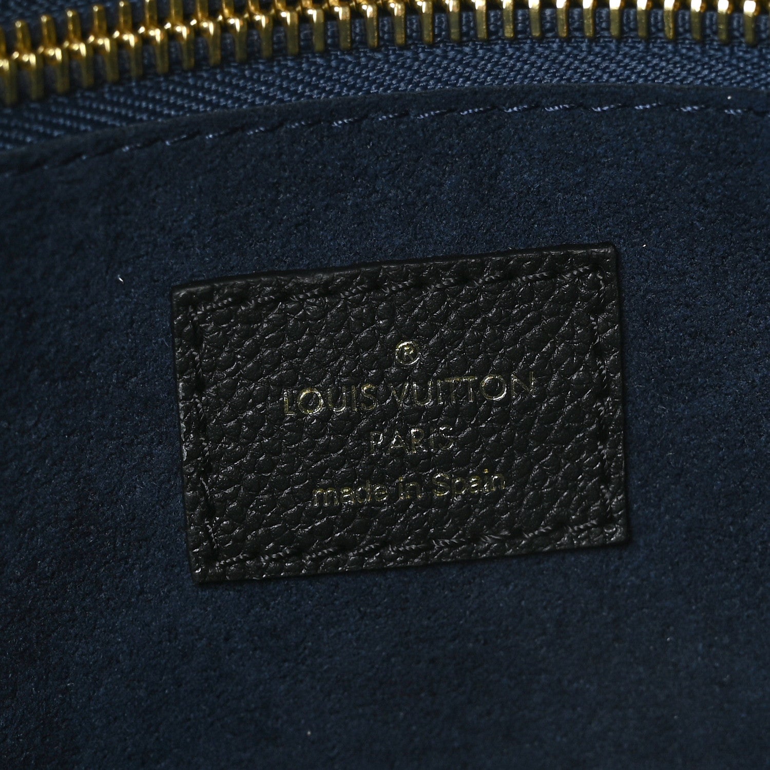Louis Vuitton Empreinte Monogram Giant Neverfull MM Black 7 of 9