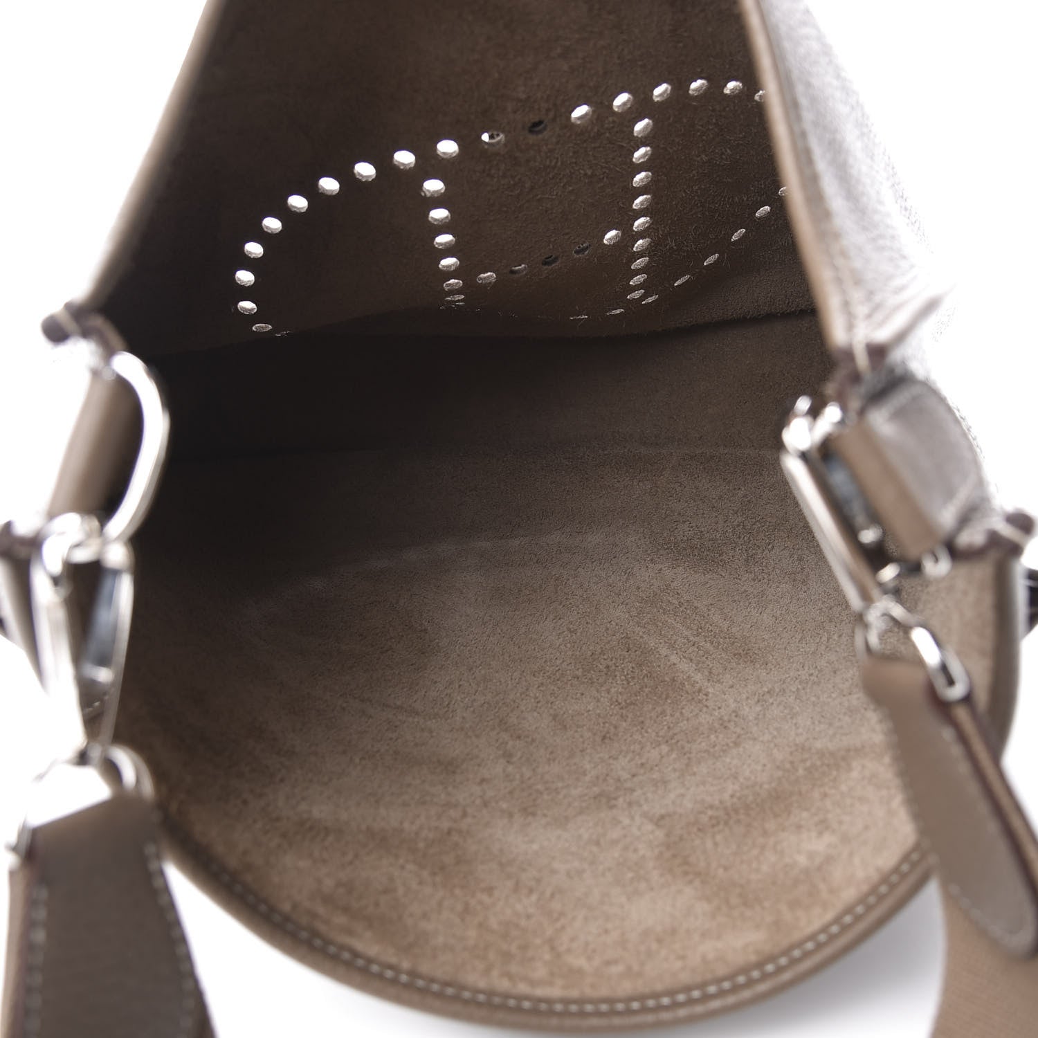 Hermes Taurillon Clemence Evelyne III GM Etoupe 4 of 10