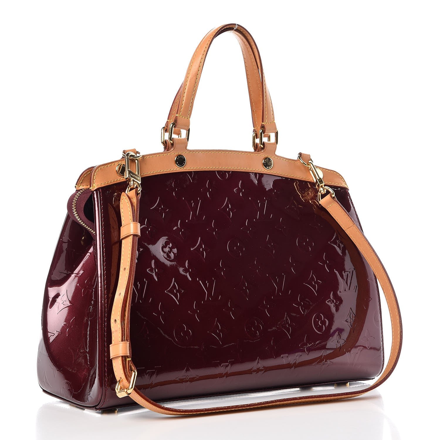 Louis Vuitton Vernis Brea MM Rouge Fauviste 4 of 10