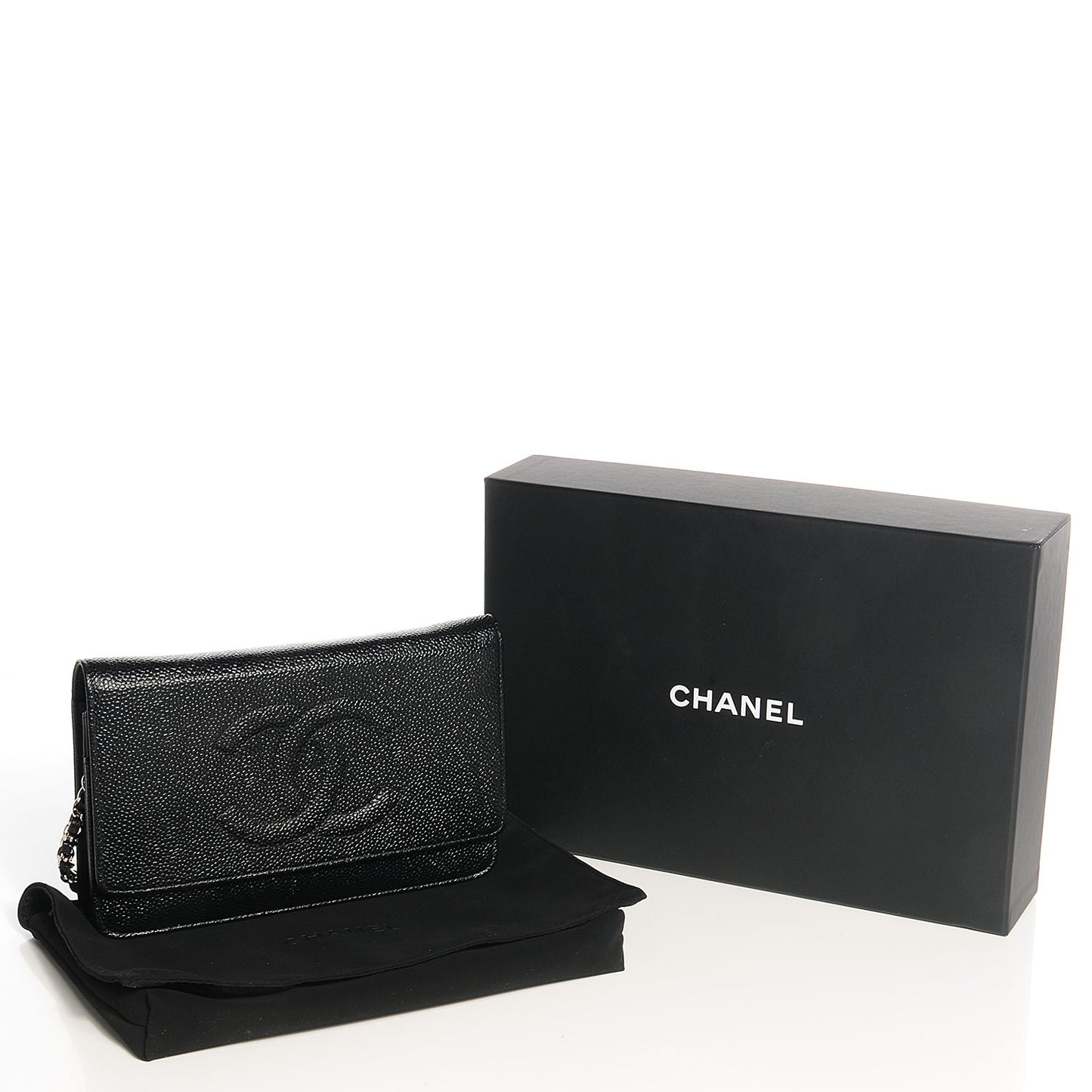 Caviar Timeless CC Wallet on Chain WOC Black