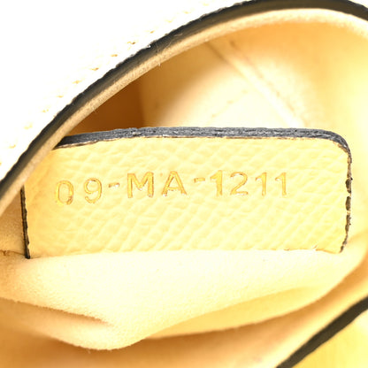 Christian Dior Grained Calfskin Mini Saddle Bag Yellow 7 of 10