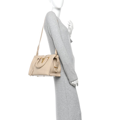 Saint Laurent Calfskin Small Classic Y Cabas Beige 2 of 9