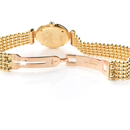 Cartier 18K Yellow Gold Diamond 24mm Colisee Quartz Watch 5 of 5