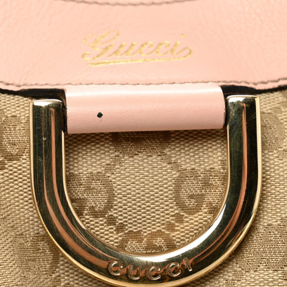 Gucci Monogram Medium D Gold Ring Hobo Pink 11 of 11