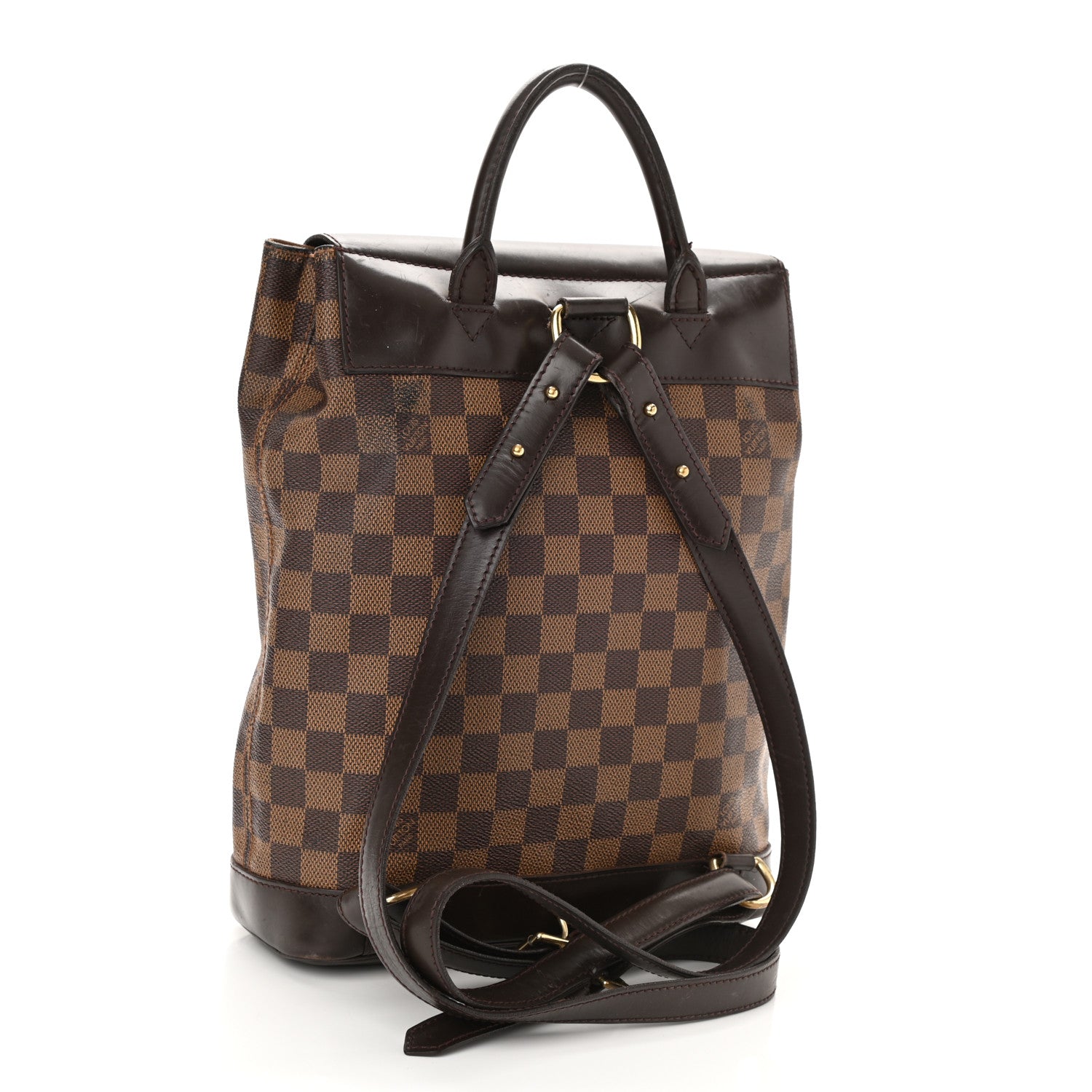 Louis Vuitton Damier Ebene Soho Backpack 3 of 17