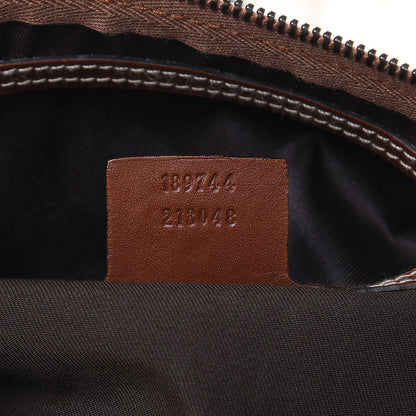 Gucci GG Plus Monogram Web Stripe Large Carry On Duffle Tan 7 of 18