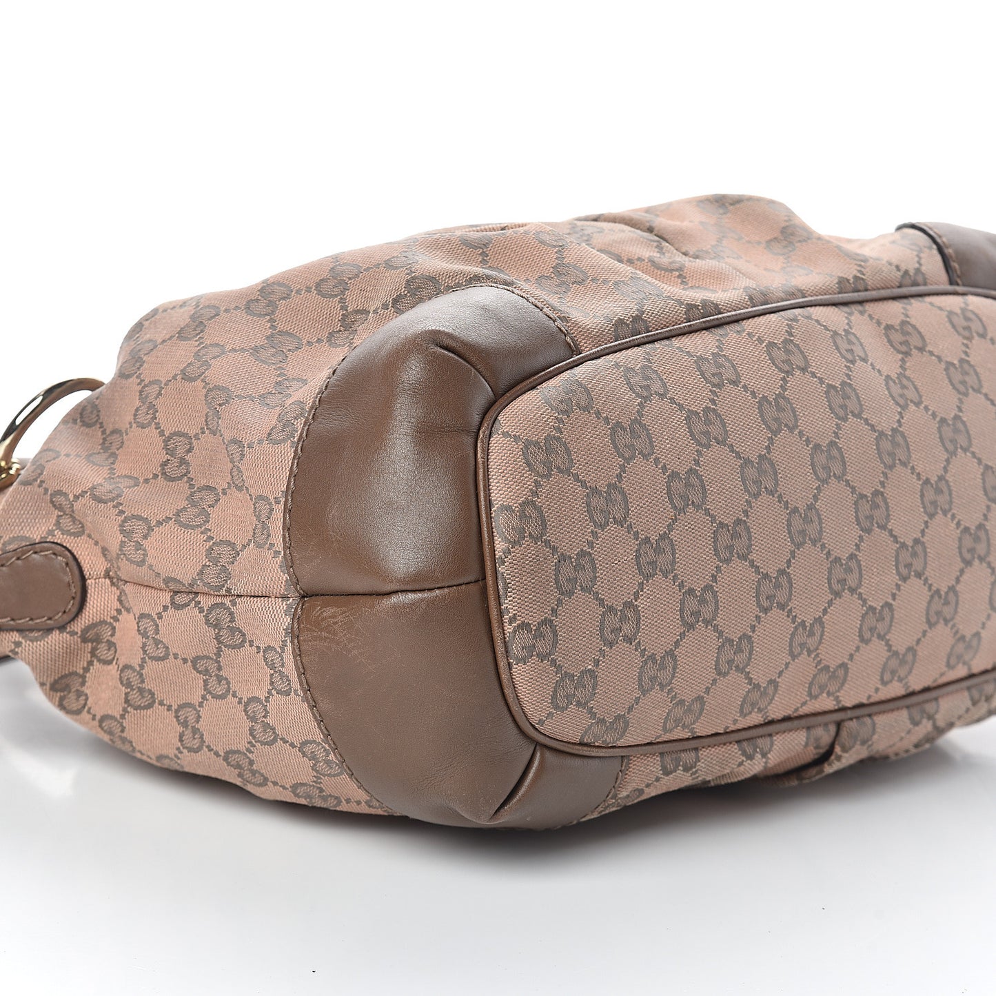 Monogram Medium Sukey Top Handle Bag Beige Brown