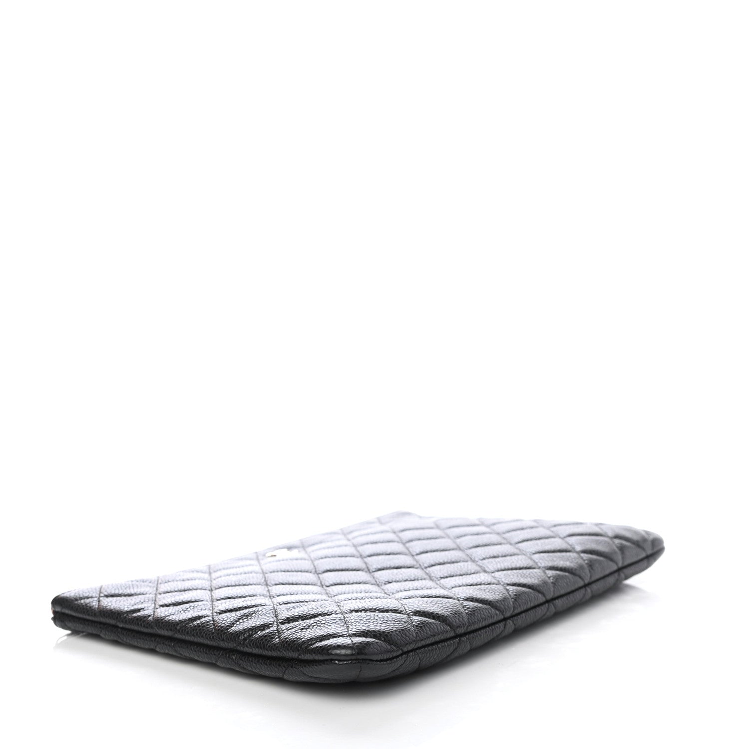 Chanel Caviar Quilted Medium Cosmetic Case Black 3 of 4
