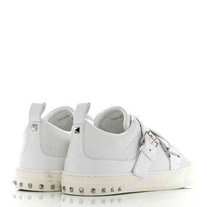 Valentino Garavani Calfskin Mens V Punk Low Top Sneakers 40 White 4 of 15