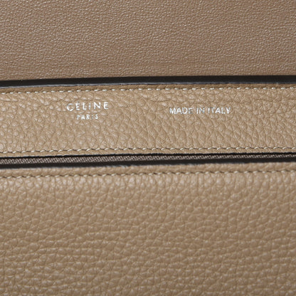 Celine Drummed Calfskin Suede Small Trapeze Dune 7 of 8