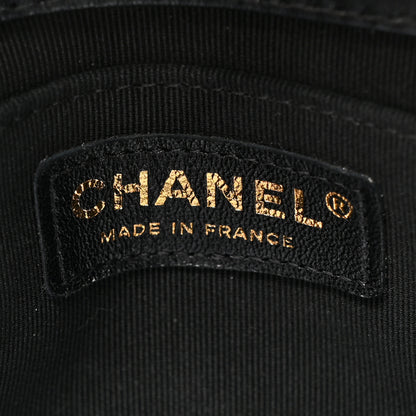 Chanel Velvet Quilted Crush On Chains Flap Bag Black 6 of 10