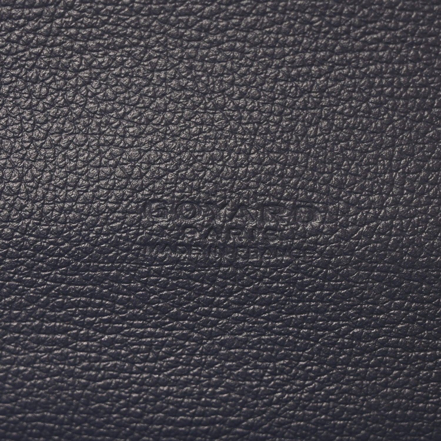 Goyard Goyardine Calfskin Chypre Wallet Pouch Navy 6 of 9