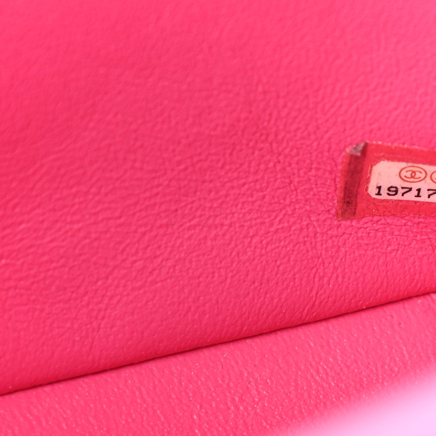 Lambskin Quilted Mini Rectangular Flap Dark Pink