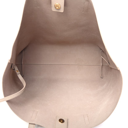 Saint Laurent Calfskin Large Shopping Tote Natural 5 of 10