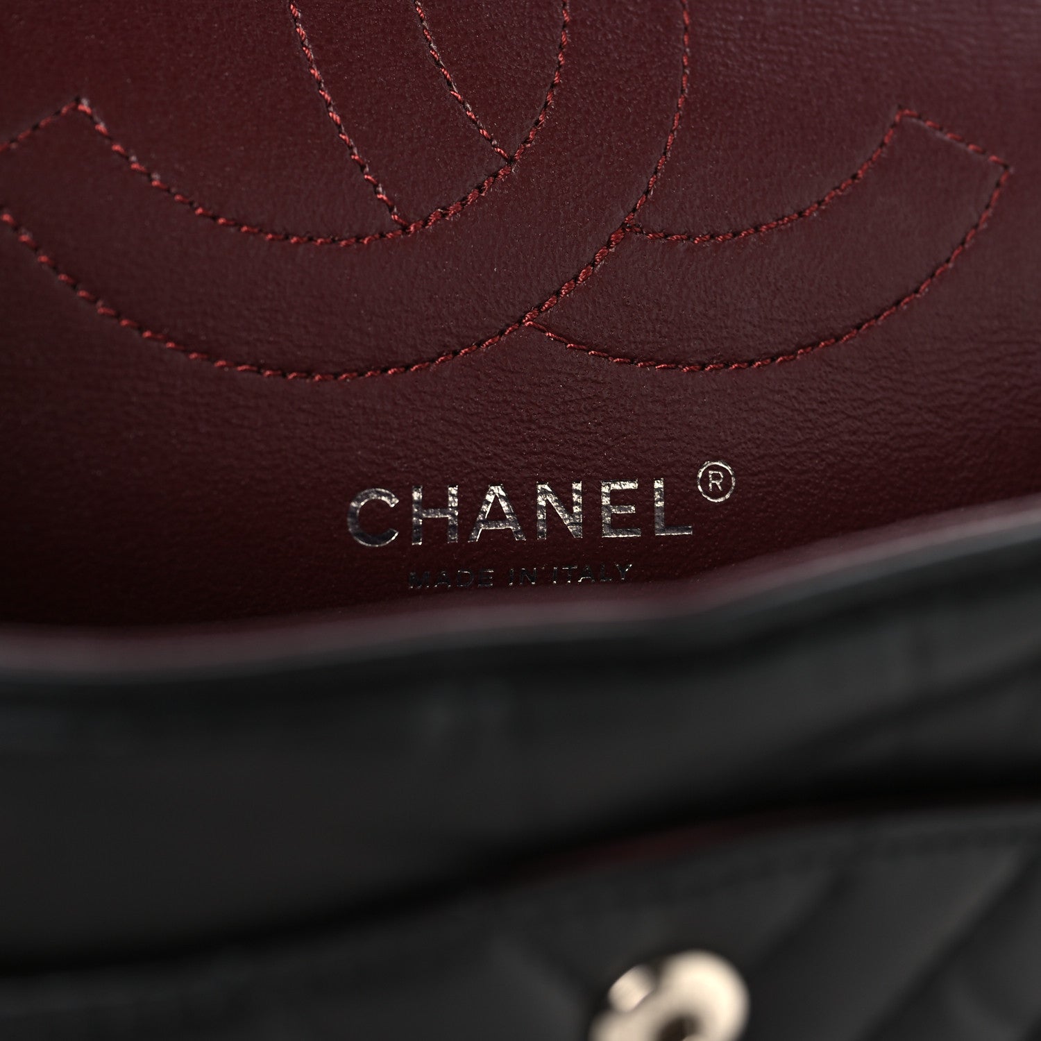 Chanel Aged Calfskin Chevron Quilted 2.55 Reissue 225 Flap So Black 6 of 10