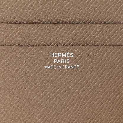Hermes Epsom MC2 Euclide Card Holder Case Etoupe 6 of 8