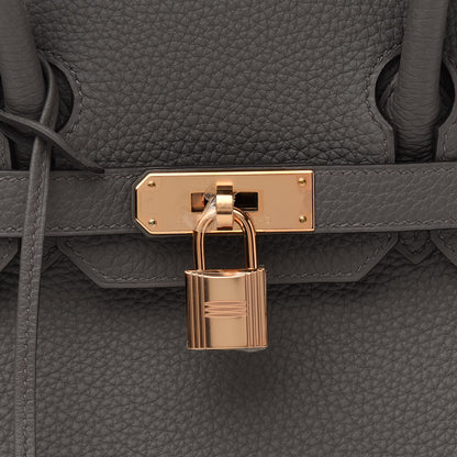 Hermes Togo Birkin 30 Etain 8 of 11