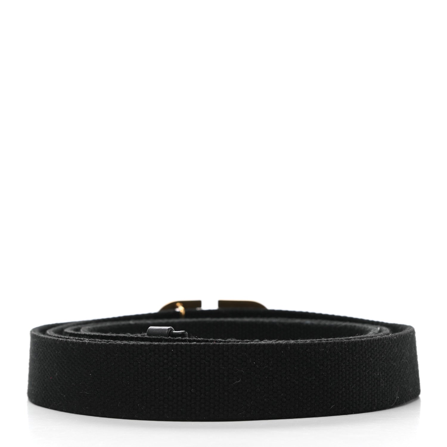 Valentino Garavani Canvas VLogo Belt Black 2 of 5