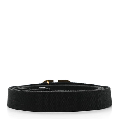 Valentino Garavani Canvas VLogo Belt Black 2 of 5