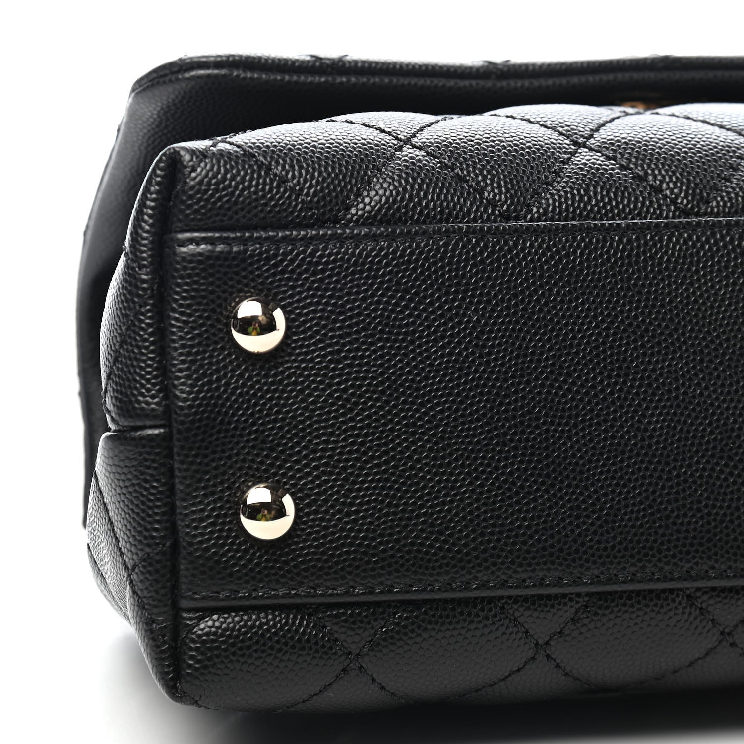 Chanel Caviar Quilted Mini Coco Handle Flap Black 8 of 9