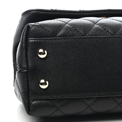 Chanel Caviar Quilted Mini Coco Handle Flap Black 8 of 9