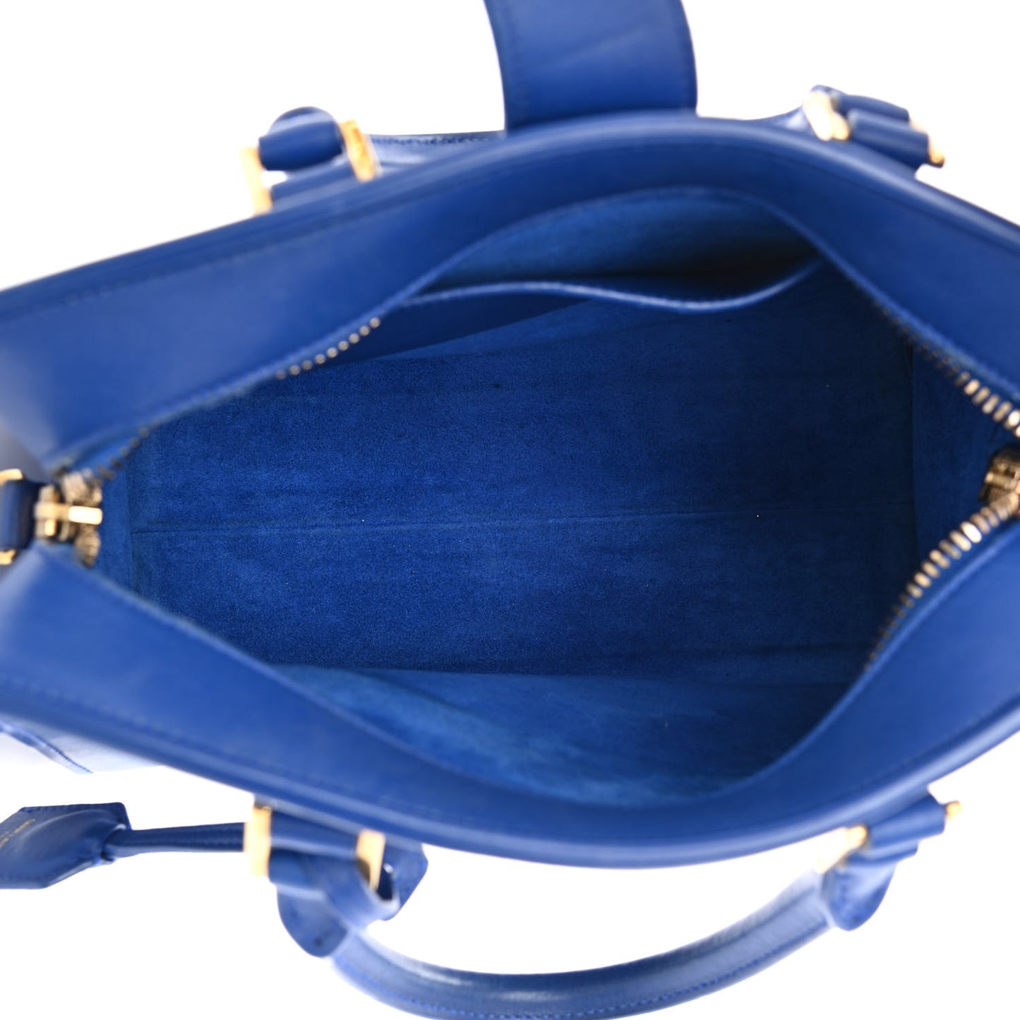 Calfskin Monogram Baby Cabas Blue