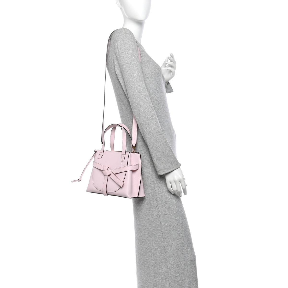 Loewe Calfskin Mini Gate Tote Icy Pink 3 of 21