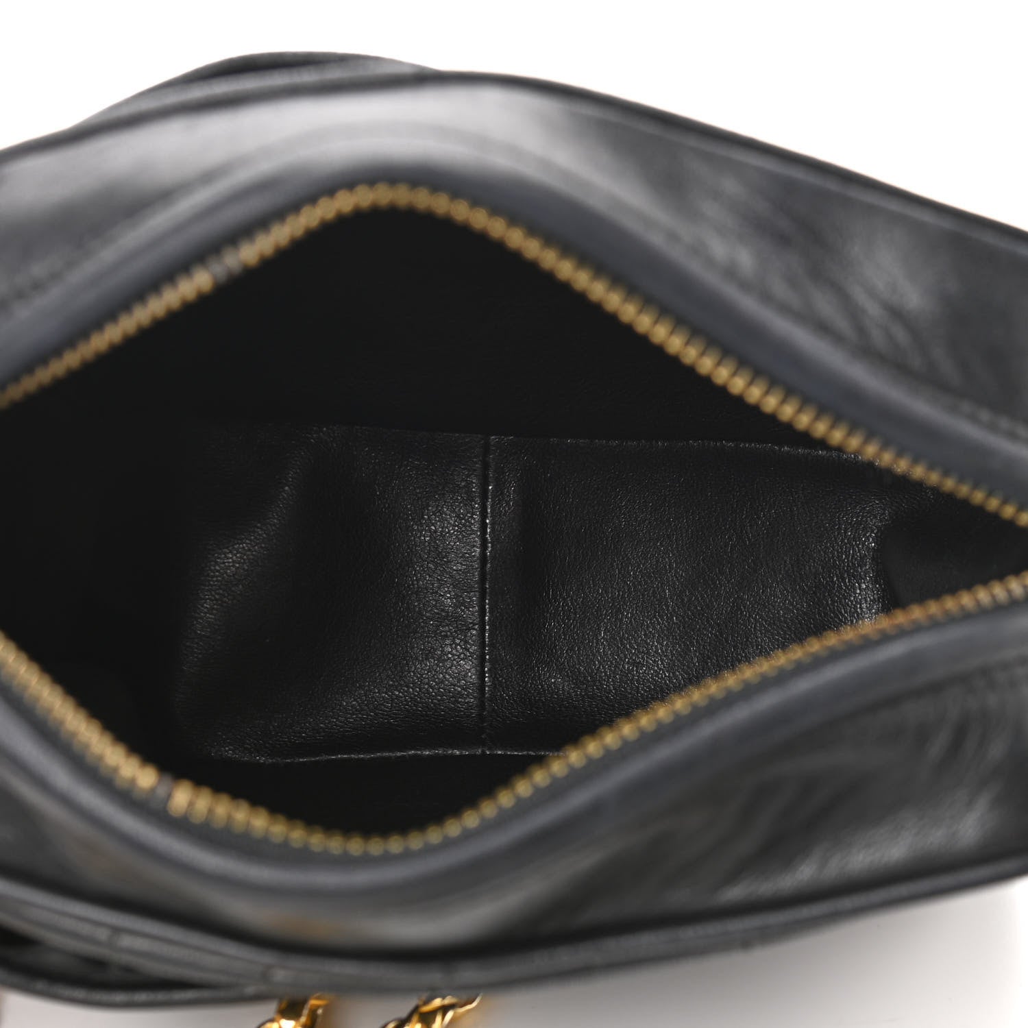 Chanel Lambskin Vertical Quilted CC Tassel Camera Case Black 5 of 10