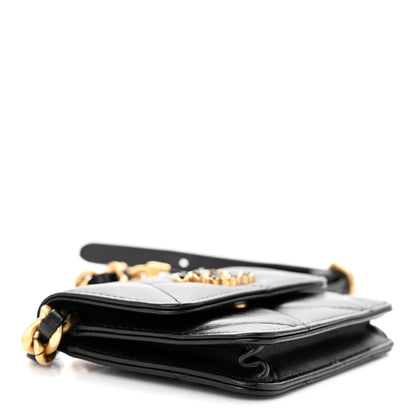 Chanel Lambskin Quilted Chanel 19 Flap Belt Bag Black 4 of 13